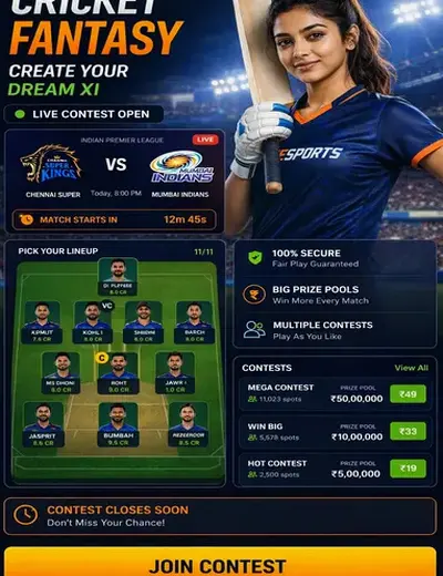 Betgames (bet games) fantasy cricket & matchday visual 3